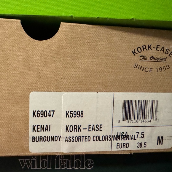 Kork-Ease Maroon Ankle Boots with Strap - Picture 3 of 6